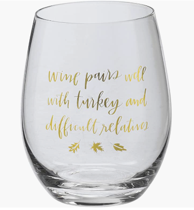 Thanksgiving Wine Glass - The Teal Antler Boutique