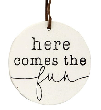 Here Comes The Fun Wine Tags - Set of 3 - The Teal Antler Boutique