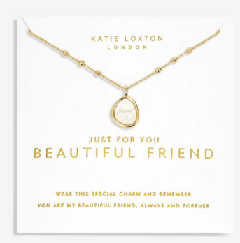My Moments - Just for You Beautiful Friend Necklace - The Teal Antler Boutique