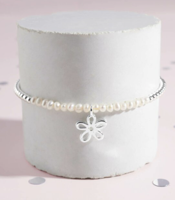 Bridal Pearl Bracelet - Lovely Flower Girl - The Teal Antler Boutique