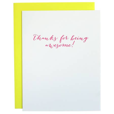 Thanks For Being Awesome Card - The Teal Antler™