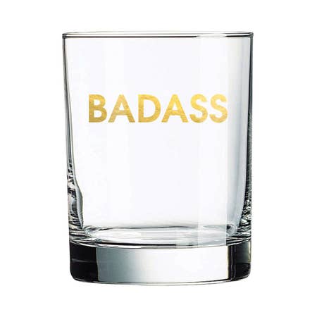 Badass Rocks Glass - The Teal Antler™