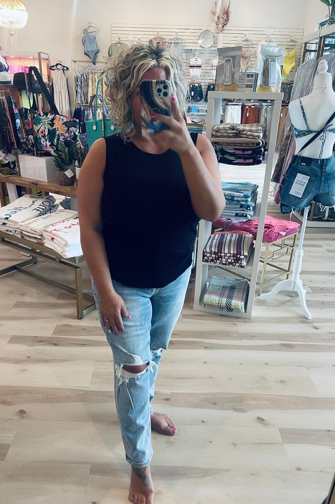 Daze Original High Rise Mom Jean in Sweet Thing - The Teal Antler Boutique