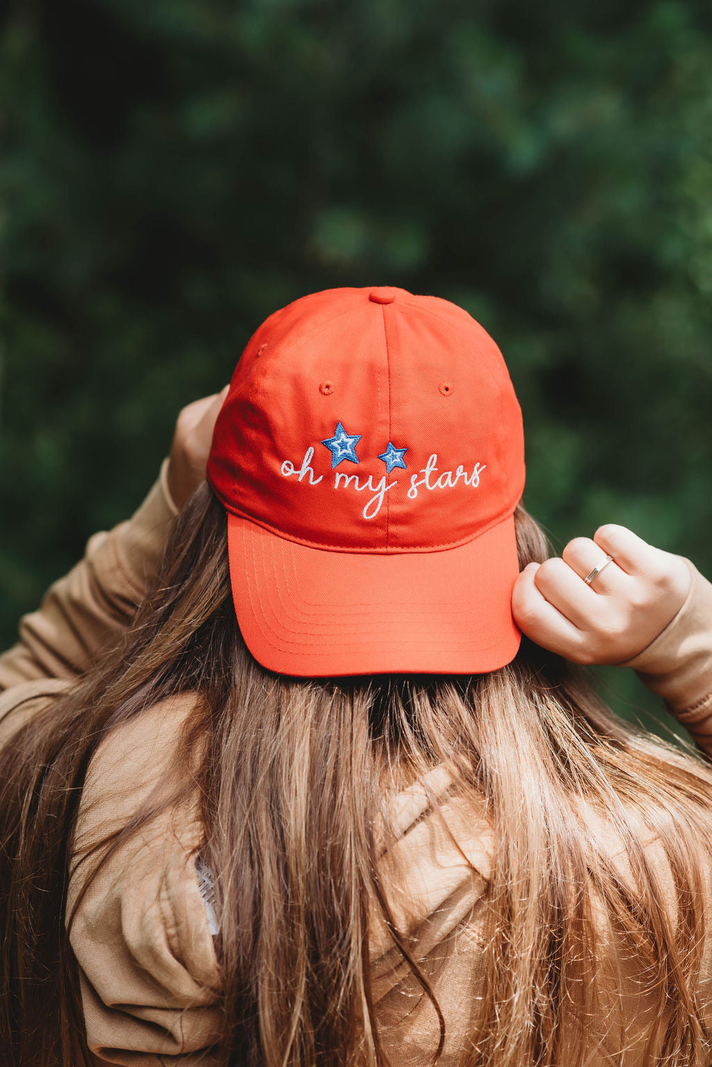 Oh My Stars Red Cap - The Teal Antler™