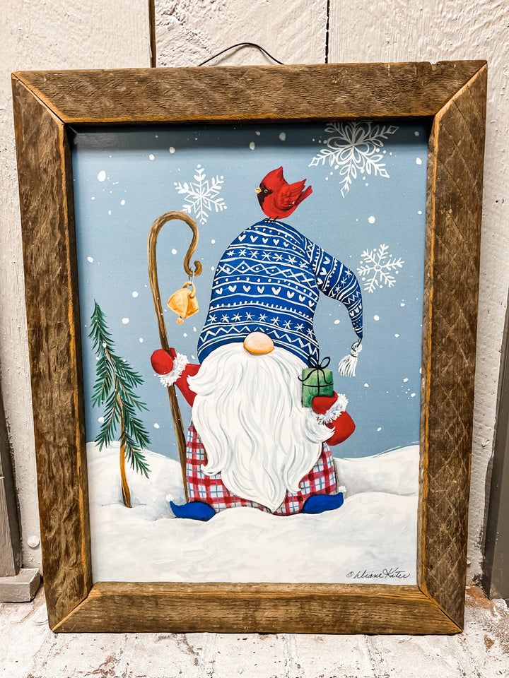 Gnome & Cardinal Christmas - The Teal Antler Boutique