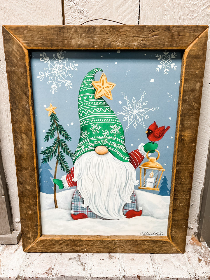 Gnome & Cardinal Christmas - The Teal Antler Boutique
