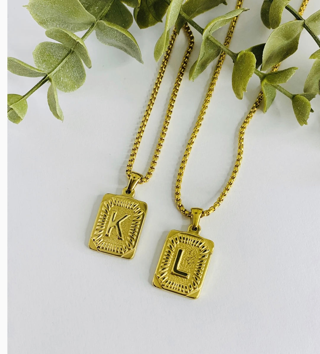 Blogger Inspired Initial Necklace - The Teal Antler Boutique