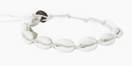 White Cowry Shell Bracelet - The Teal Antler™